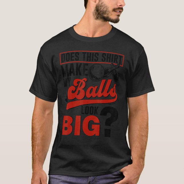 T-shirt Boules de bowling  Joueur (Devant)