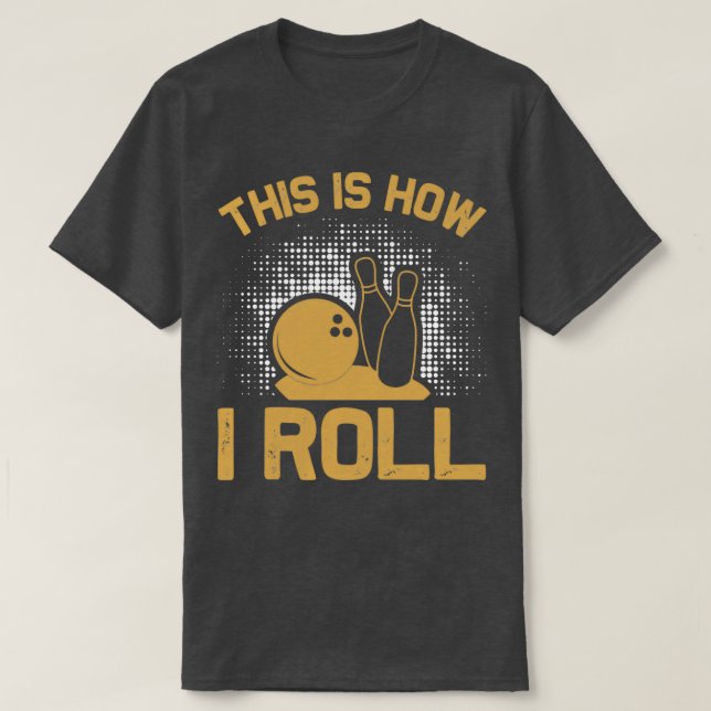 T-shirt Boules de quilles cadeau PINS pin 3 (Design devant)