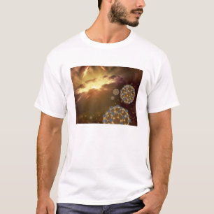 T-shirt Boules flottantes dans l'espace interstellaire