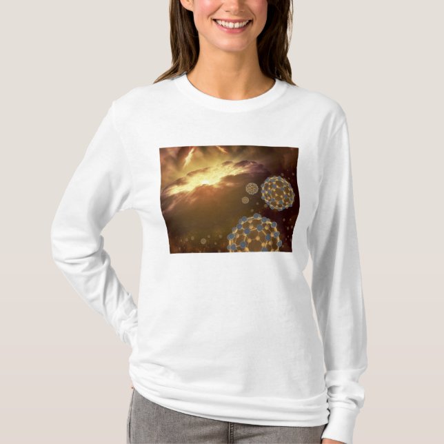 T-shirt Boules flottantes dans l'espace interstellaire (Devant)