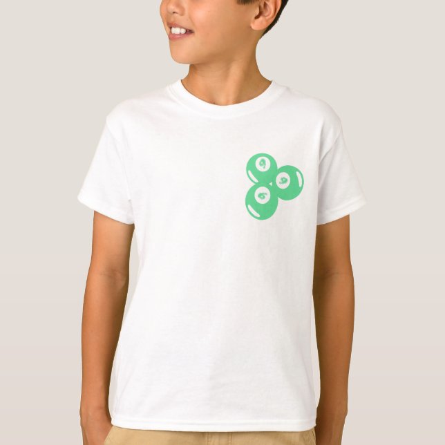T-shirt Boules sarcelles numéro chanceux 9 (Devant)