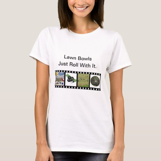 T-shirt Boules Sur Gazon, Il Faut S'Adapter, (Devant)