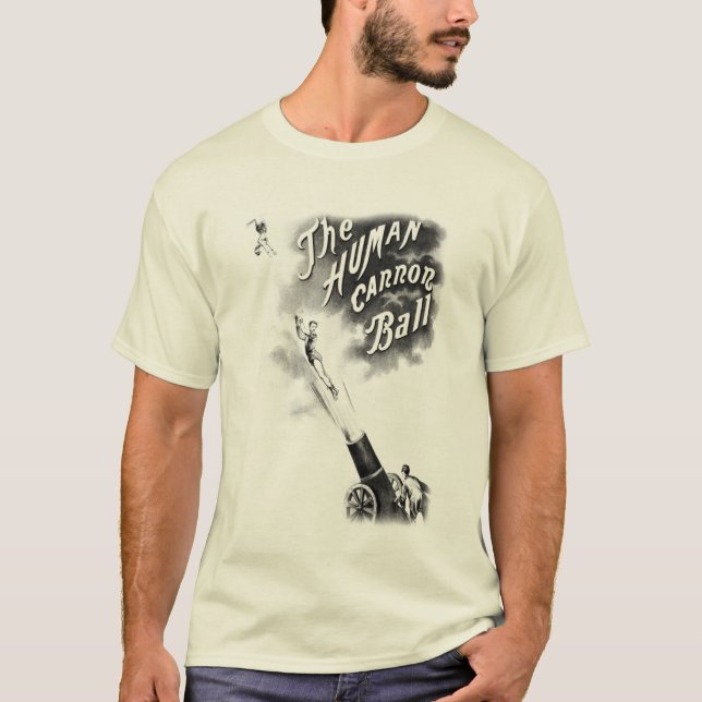 T-shirt Boulet de canon humain (Devant)