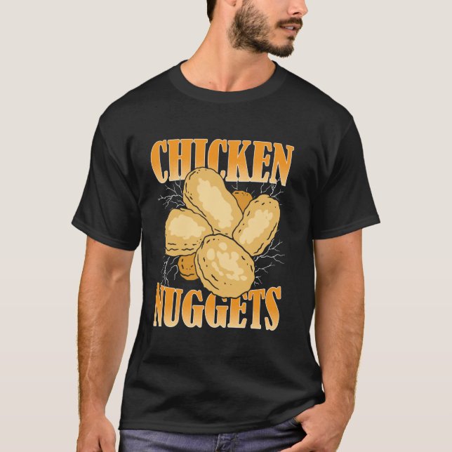 T-shirt Boulettes de Poulet Bootleg Rap Esthétique Boulett (Devant)