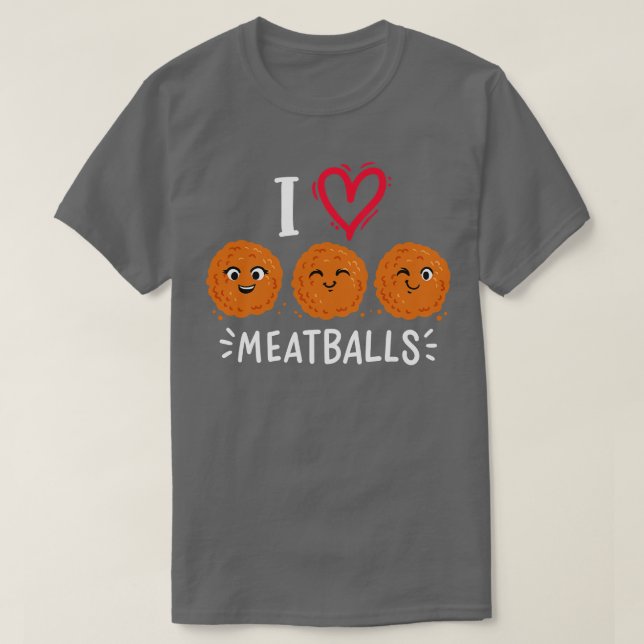 T-shirt Boulettes de viande Lover de boulette de viande Ka (Design devant)