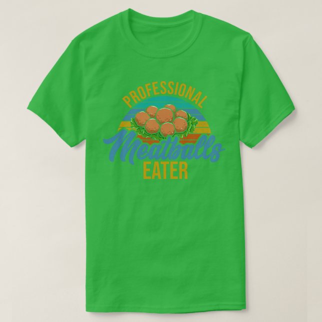 T-shirt Boulettes de viande professionnelles (Design devant)