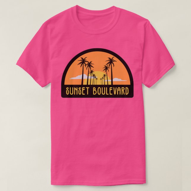 T-shirt Boulevard Sunset (Design devant)