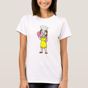 T-shirt Boulon avec tablier de Cuisine et gants de four