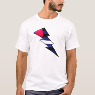 T-shirt Boulon de foudre en cuir de fierté