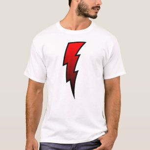 T-shirt Boulon de foudre - rouge