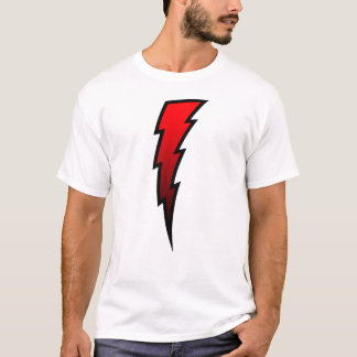 T-shirt Boulon de foudre rouge