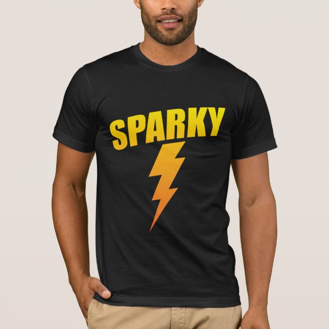 T-shirt Boulon de foudre Sparky drôle de cadeau (Devant)