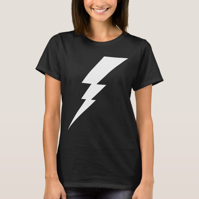 T-shirt Boulon éclair blanc (Devant)