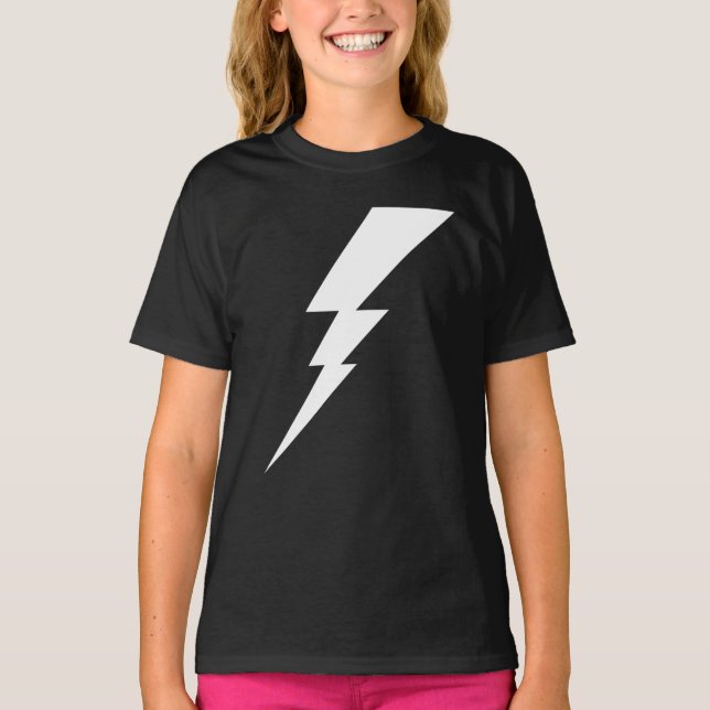 T-shirt Boulon éclair blanc (Devant)