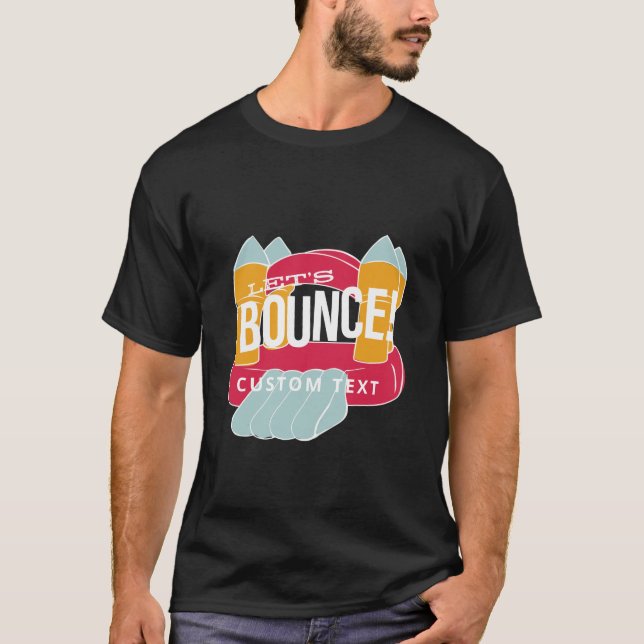 T-shirt Bounce Maison/château design (Devant)