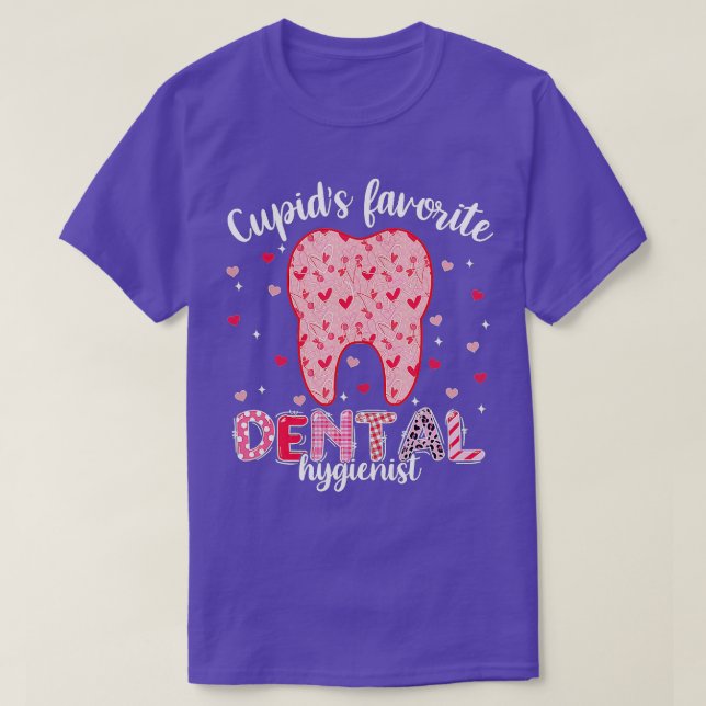 T-shirt Boupides de dents Hygiéniste dentaire favori Joyeu (Design devant)