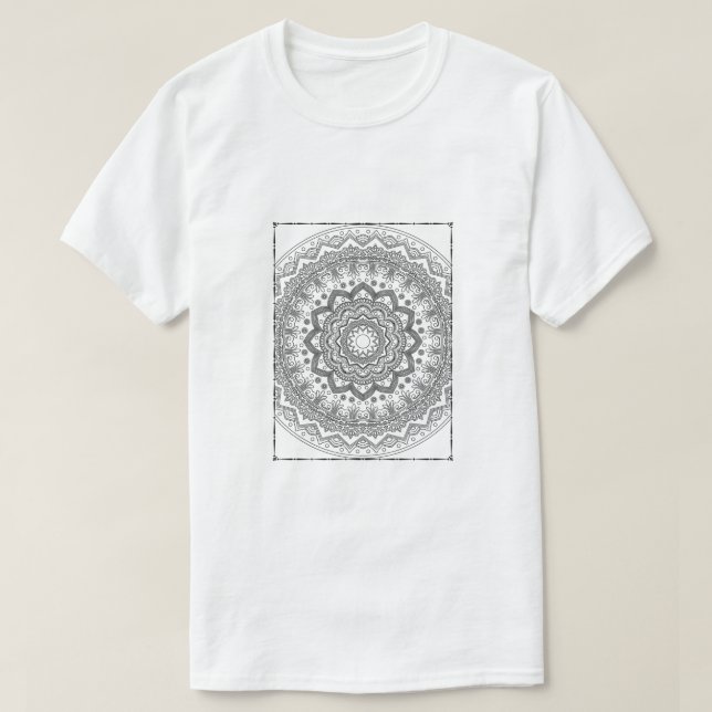 T-shirt Bouquet Blanc d'Orchidées Fond Transparent (Design devant)