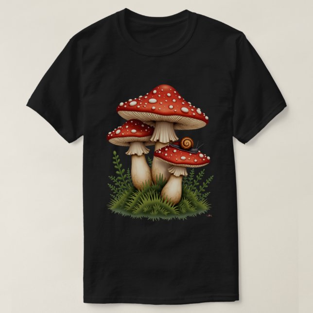 T-shirt Bouquet de champignons vénéneux (Design devant)