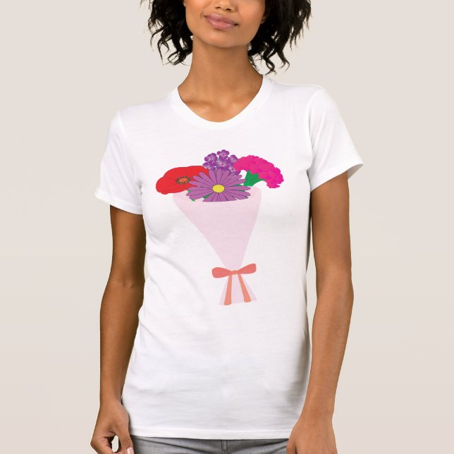 T-shirt Bouquet de fleurs (Devant)
