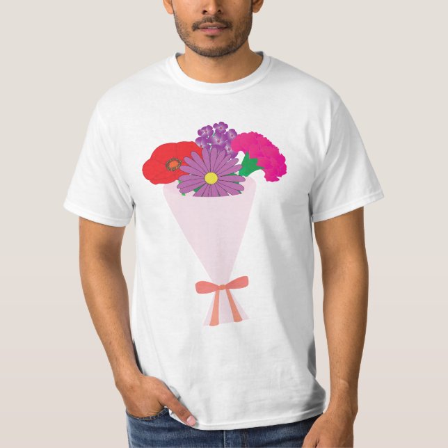 T-shirt Bouquet de fleurs (Devant)