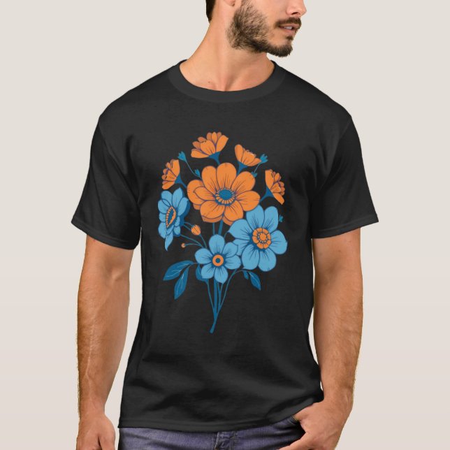 T-shirt Bouquet de fleurs (Devant)