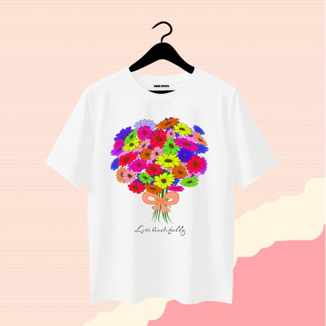 T-shirt Bouquet de fleurs (Créateur téléchargé)