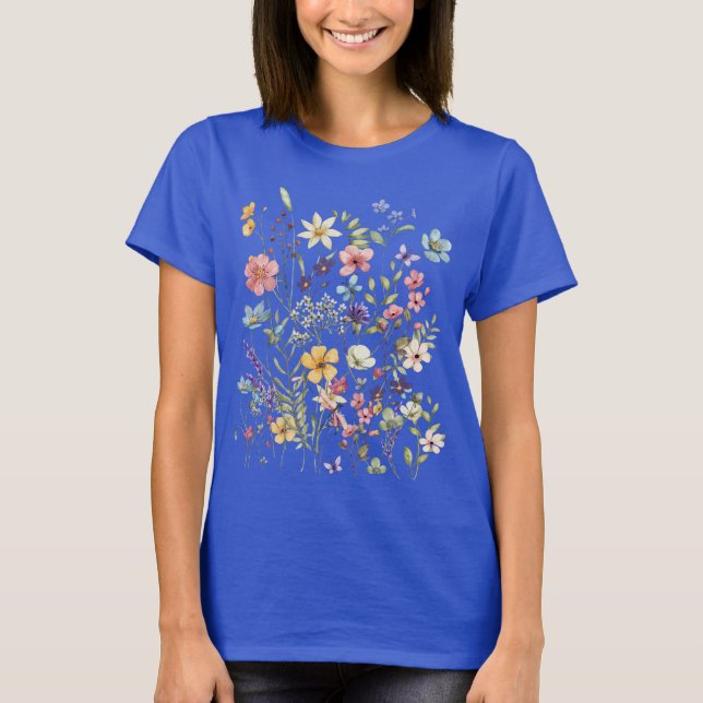 T-shirt Bouquet de fleurs : Printemps en pleine floraison (Devant)