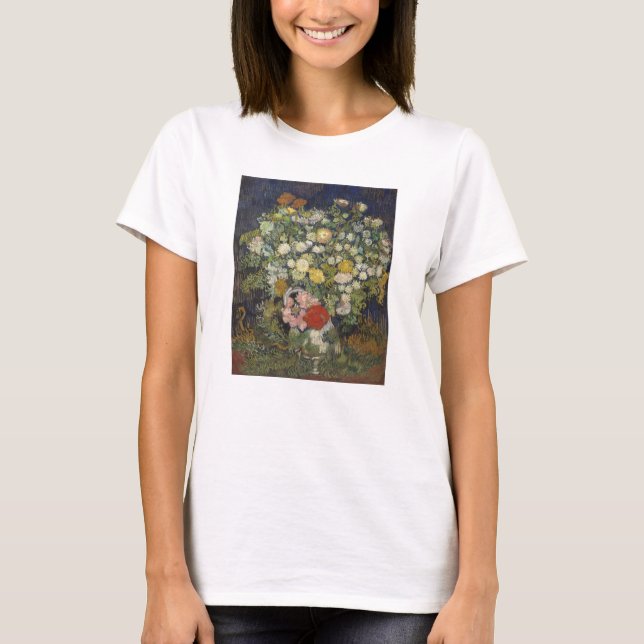 T-shirt Bouquet de Vincent van Gogh | des fleurs dans un (Devant)