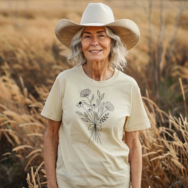 T-shirt Bouquet fleur sauvage Garden (Créateur téléchargé)