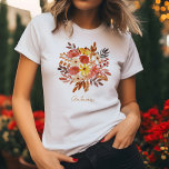 T-shirt Bouquet floral d'automne<br><div class="desc">Laissez fleurir les couleurs de l'automne dans votre garde-robe. Que vous soyez en train de flâner dans un coin citrouille ou de profiter d'une journée d'automne, notre T-Shirt bouquet automne ajoute une touche d'élégance à votre style saisonnier. Ne manquez pas ce défilé de mode inspiré de l'automne - prenez le...</div>
