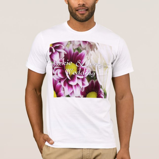 T-shirt Bouquet pourpre (Devant)