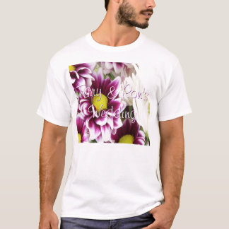 T-shirt Bouquet pourpre