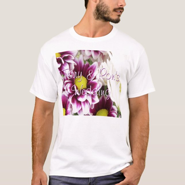 T-shirt Bouquet pourpre (Devant)
