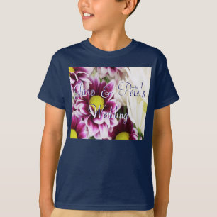 T-shirt Bouquet pourpre