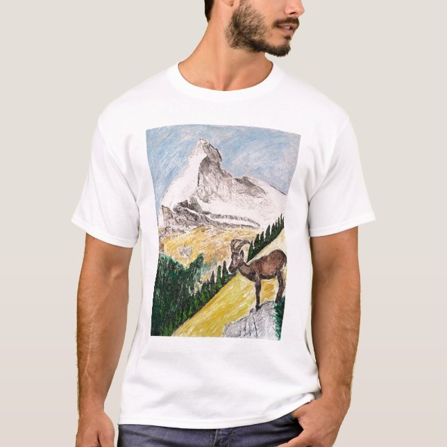 T-shirt Bouquetin Matterhorn (Devant)