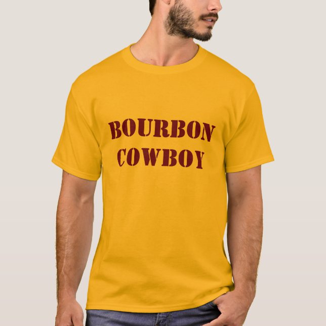 T-shirt Bourbon Cowboy Tee - shirts (Devant)