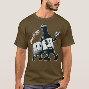 T-shirt BourBon Lover Fête en caoutchouc