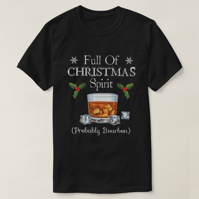 T-shirt BOURBON Plein de Noël (Design devant)