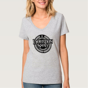 T-shirt Bourbon Snob - drôle de buveur de whisky