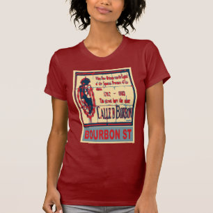 T-shirt Bourbon St New Orleans