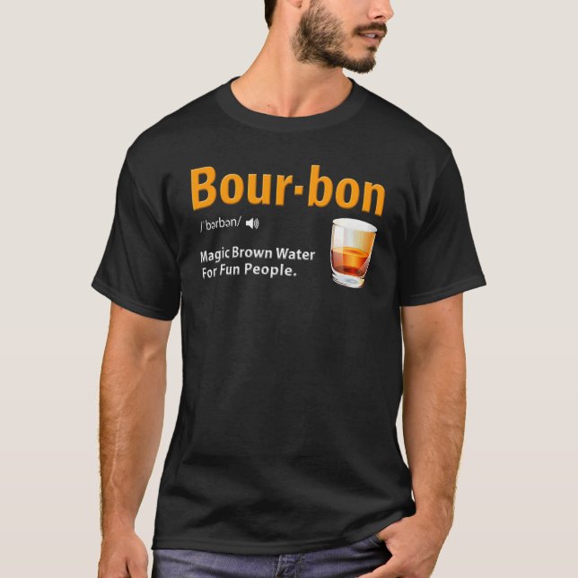T-shirt Bourbon Whiskey Bourbon Définition 2 (Devant)