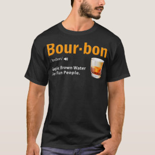 T-shirt Bourbon Whiskey Lover Définition de Bourbon