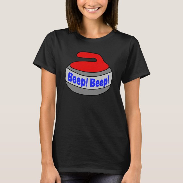 T-shirt Bourcez ! Bourcez ! Pierre de curling (Devant)