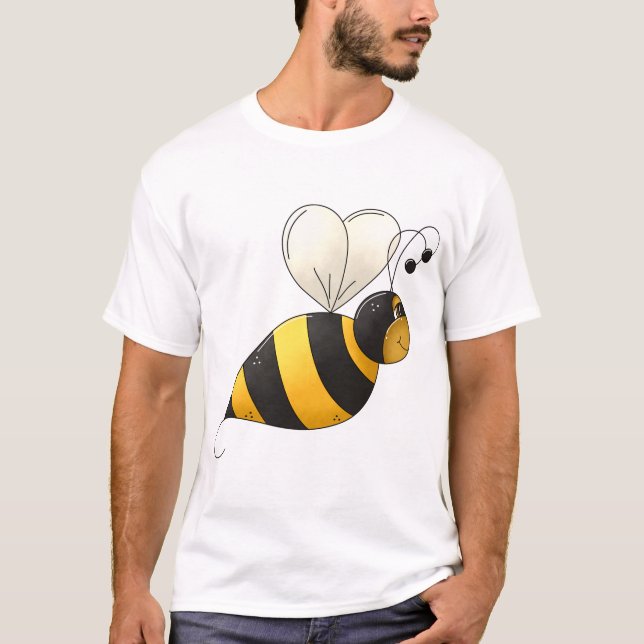 T-shirt Bourdon à ailes dodues (Devant)