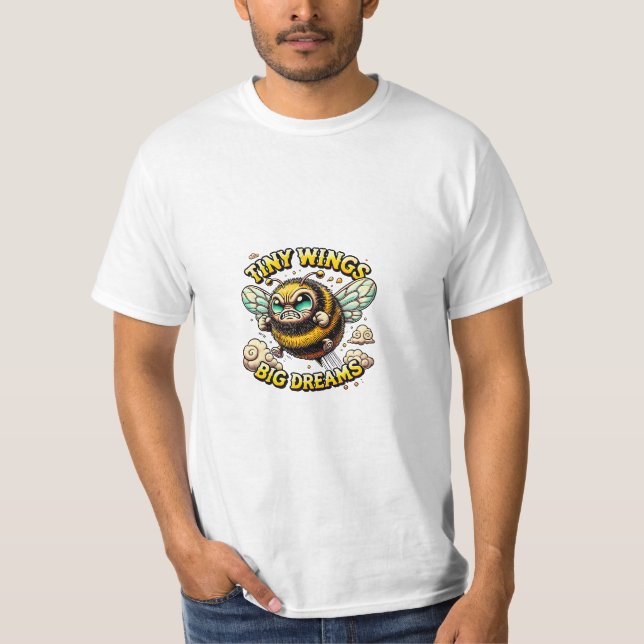 T-shirt Bourdonnant de Grandeur (Devant)