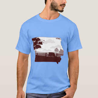 T-shirt Bourgogne Iowa