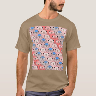 T-shirt Bourke Parakeet pattern many birbs