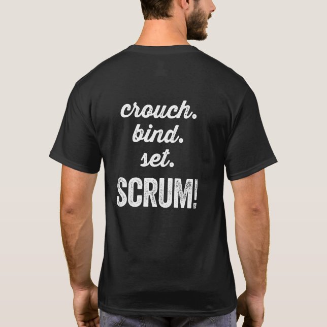 T-shirt Bousculade de rugby (Dos)