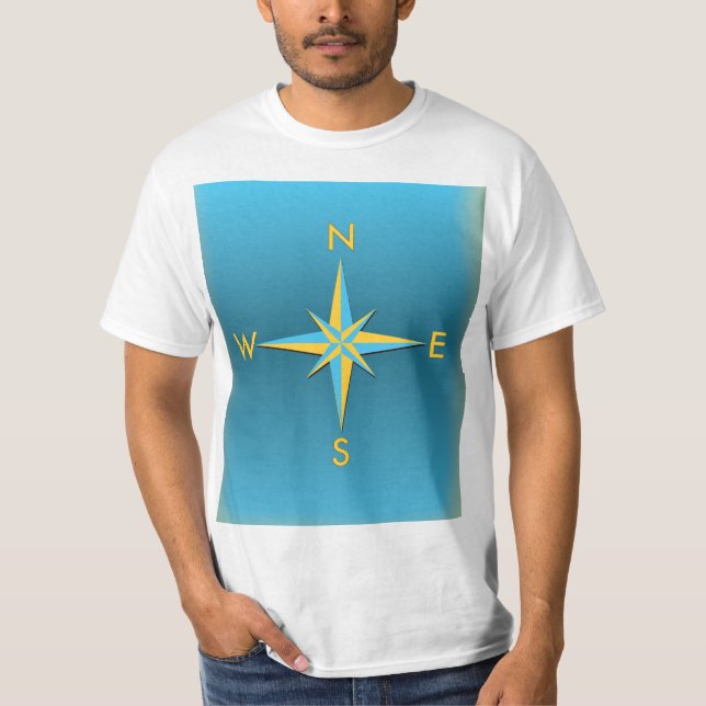 T-shirt Boussole de navigation (Devant)