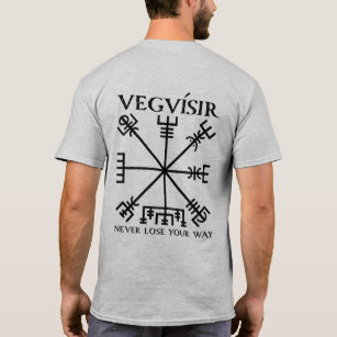 T-shirt Boussole de Vegvisir "Viking" (noir)